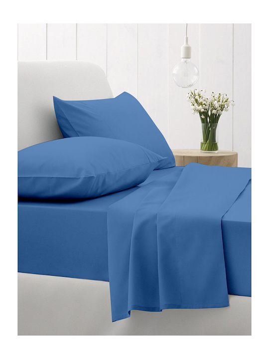 Sunshine Bettbezug Baumwolle Einzelbett 170x250 Cotton Feelings 012-9-104-blue 104 Blue