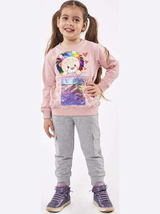 Evita Kids Sweatpants Set Pink
