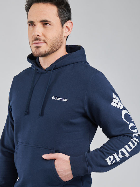 Viewmont II Men's Sweatshirt with Hood & Pockets Navy