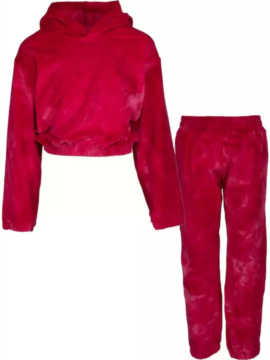 Nek Kids Wear Kids Sweatpants Set Red 2pcs