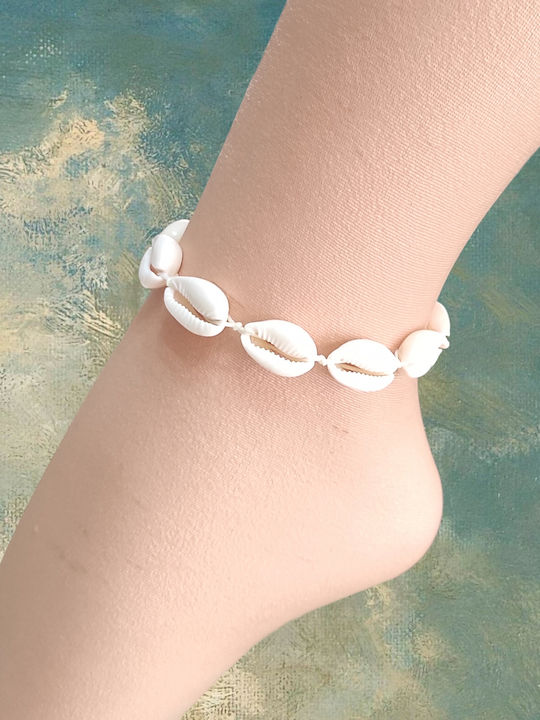 The Art of Beading Βραχιόλι Ποδιού από Κορδόνι