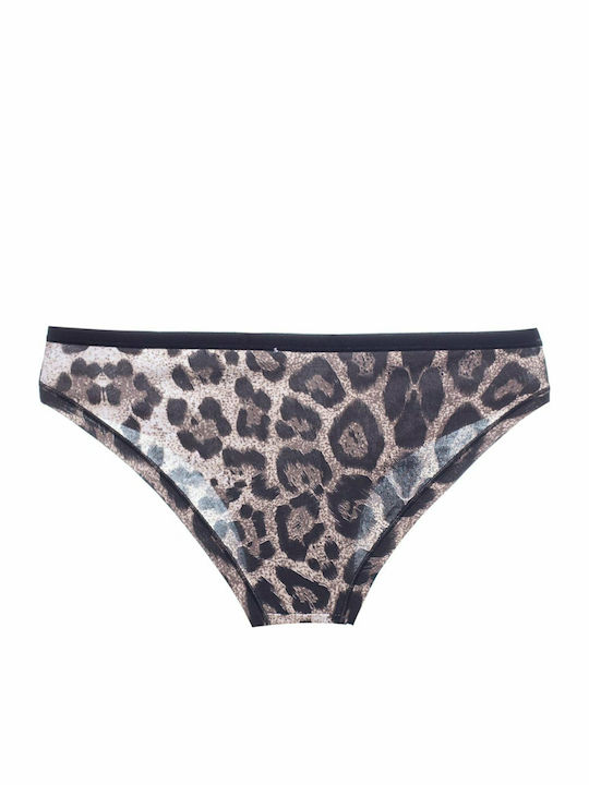 P1 Βαμβακερά Femei Slip 3Pack Animal Print