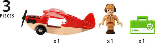 Brio Toys Safari Airplane for 3+ years+ Years