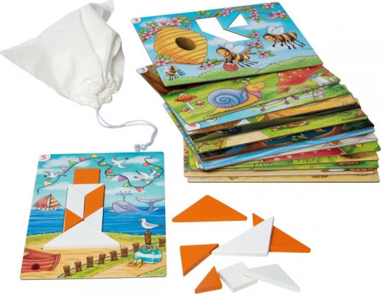 Board Game Tangram Kids for 1 Player 4+ Years Old (EN) Beleduc