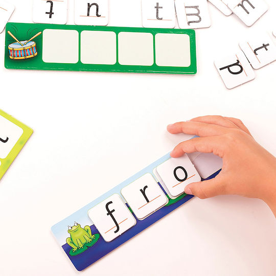 Board Game Match and Spell Game for 1-4 Players 4+ Years Old (EN) Orchard