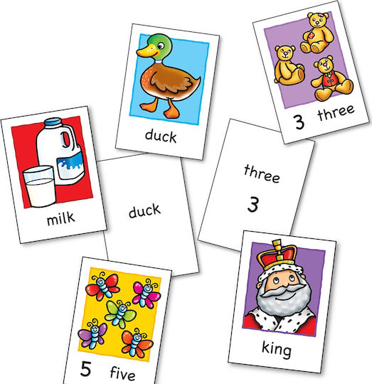 Настолна игра Flashcards за 1 играч 3+ години 019 (EN) Orchard