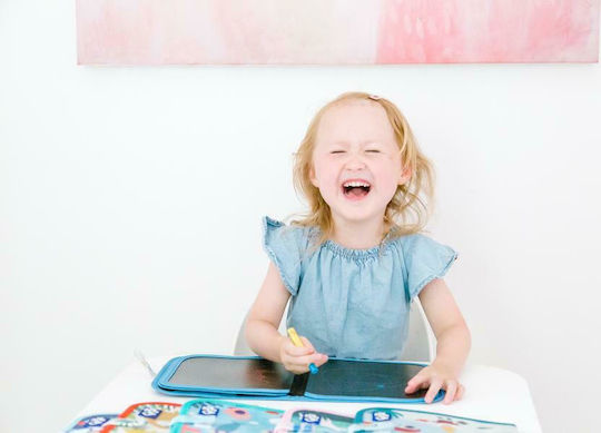 Jaq Jaq Bird Painting Chalkboard Book With Chalk Unicorns for Children 3+ years Years