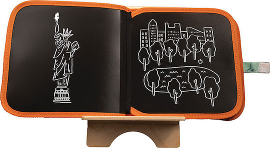 Jaq Jaq Bird Painting Cities of Wonder Erasable Book New York for Children 3+ years Years 12pcs