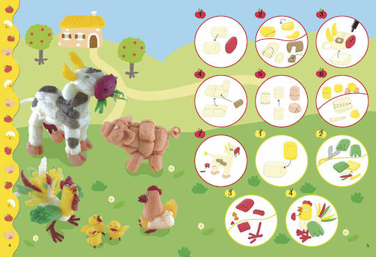 Playmais Детски Занаяти Животни за Деца 3+ години+ Години