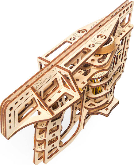 Ugears Παιχνίδι Κατασκευών Ξύλινo Εκτοξευτήρας Αεροπλάνων για Παιδιά 12+ Ετών