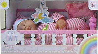 ToyMarkt Baby Doll Set Ξαπλωμένο Μωράκι pentru 3+ Ani 35 cm. (Diverse modele) 1 buc