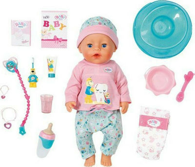 ZAPF Creation Baby Doll Set Copilul născut Soft Touch Bath pentru 3+ Ani 43 cm.