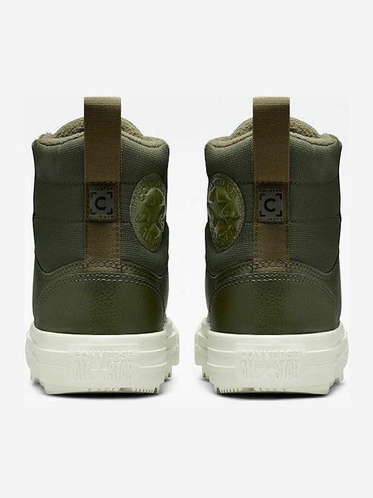 Chuck Taylor All Star Berkshire Flatforms Boots Cargo Khaki / Egret