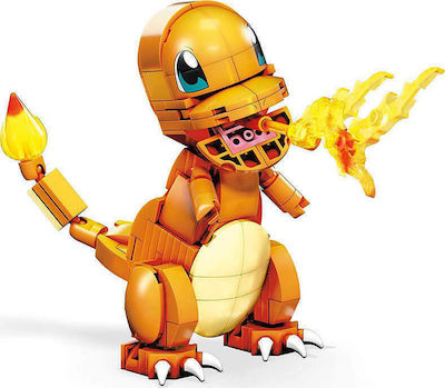 Mega Bloks Bausteine Pokémon Medium Charmander Glumanda für 7+ Jahre 180Stück