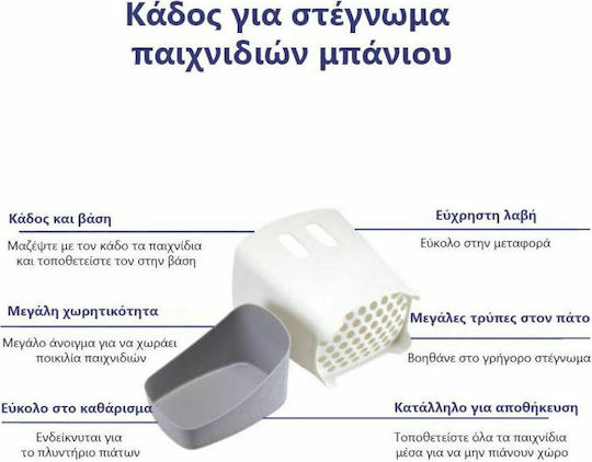 Ubbi Robin's Egg Θήκη Παιχνιδιών Μπάνιου για Νεογέννητα