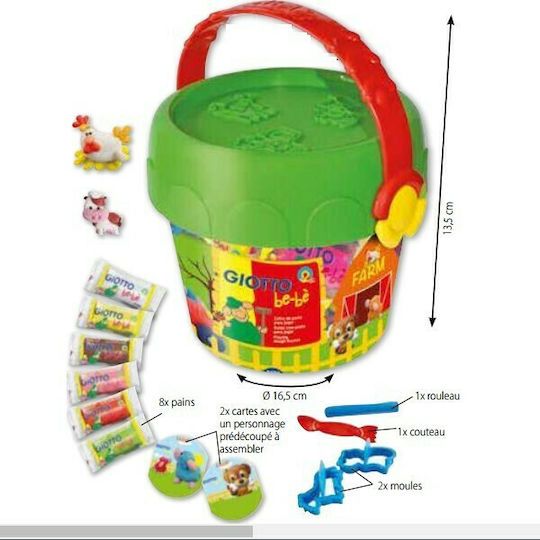 Giotto Giotto Plasticine Baby Maxi Playset for 2+ Years
