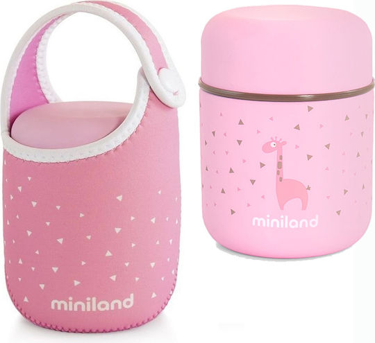 Miniland Silky Mini Baby Insulated Bag with Thermos for Food 280ml