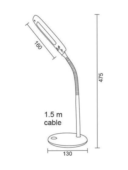 Universe LED Bürobeleuchtung mit Flexibler Arm
