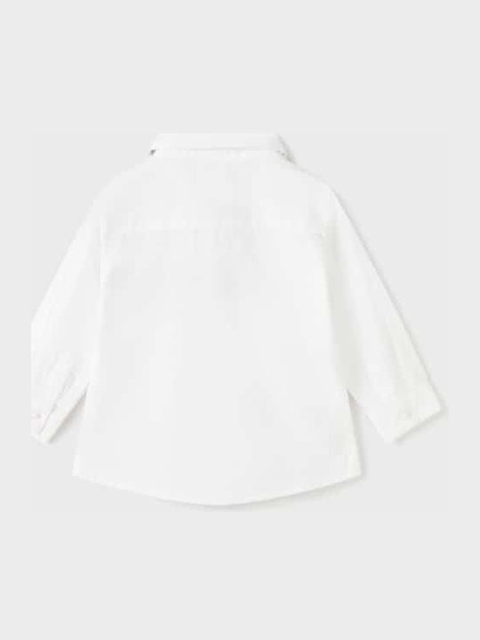 Mayoral Kids One Color Shirt White