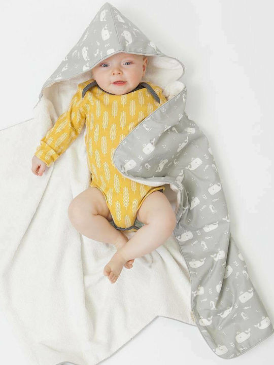 Fresk Baby-Badetuch mit Kapuzen 75cm