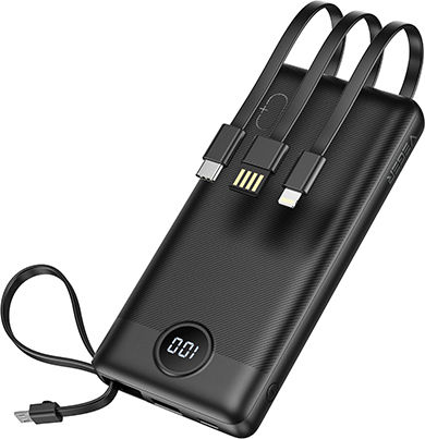 Veger VP2047 Power Bank 20000mAh με Θύρα USB-A και Θύρα USB-C Μαύρο