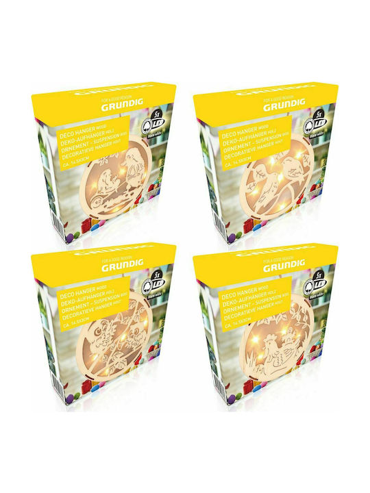 Grundig 14616O Decorative Lamp Figure White 4pcs