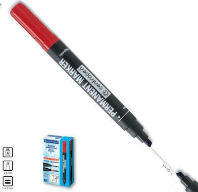 Centropen 8576 Permanent Marker 6mm Rot 29506