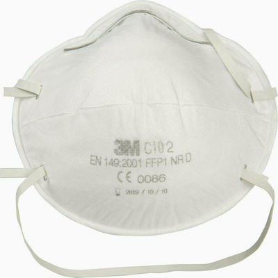 3M C102 NR D Protective Mask FFP2 White 20pcs