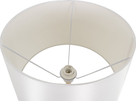 GloboStar Cedar Lampa de podea Î148xL40cm. cu Soclu pentru Bec E27 Alb