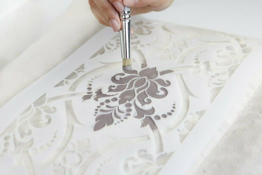 Fleur Stencil Designs Fleur Braided Damask