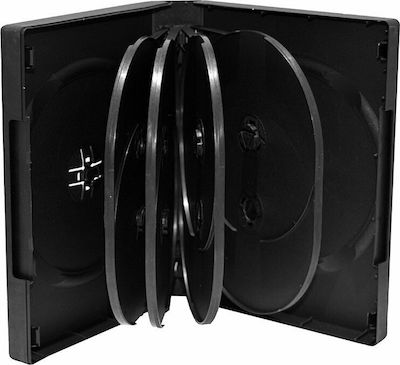 MediaRange DVD Box with 10 Trays Black 3pcs