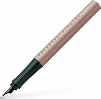 Faber-Castell Grip Pen Set Ballpoint with Quill Rose Copper in a case