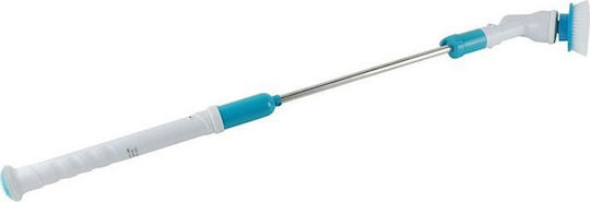HO-EK-SH-308 Plastic Rotating Cleaning Brush with Handle White