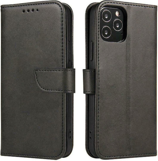 Hurtel Magnet Wallet Δερματίνης Μαύρο (Realme X50)