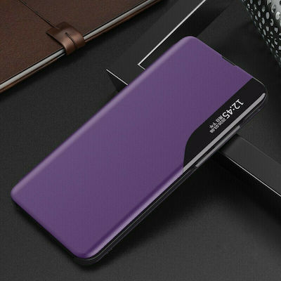 Hurtel Eco Leather View Carte Piele artificială Violet (Huawei Y5p)