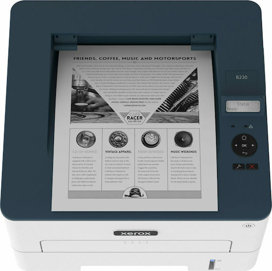 Xerox B230V/DNI Ασπρόμαυρος Εκτυπωτής Laser με WiFi και Mobile Print