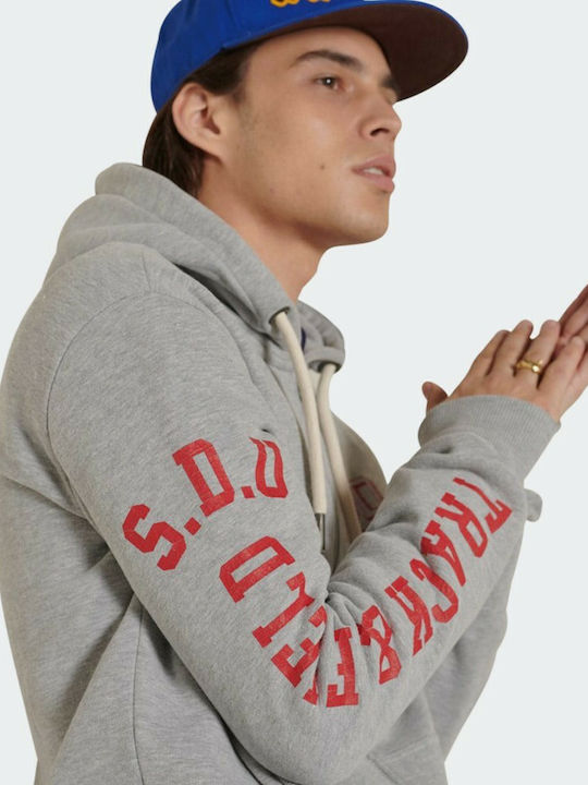 Track & Field Zip Hoodie Geacă Cu Glugă Gri