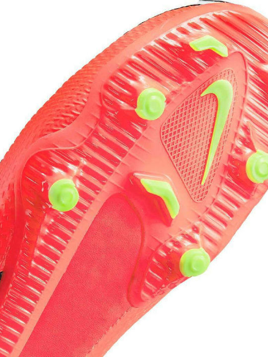 Παιδικά Ποδοσφαιρικά Παπούτσια Phantom GT2 Academy MG με Τάπες Χωρίς Κορδόνια Γκρι