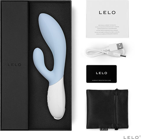Lelo Ina 3 Δονητής Rabbit 20cm Seafoam