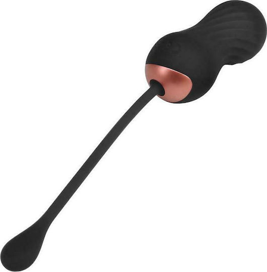 Tardenoche Zigzag Vibrating & Zigzagging Egg with Remote Control Mini Δονητής Egg με Απομακρυσμένο Έλεγχο 8.5cm Black