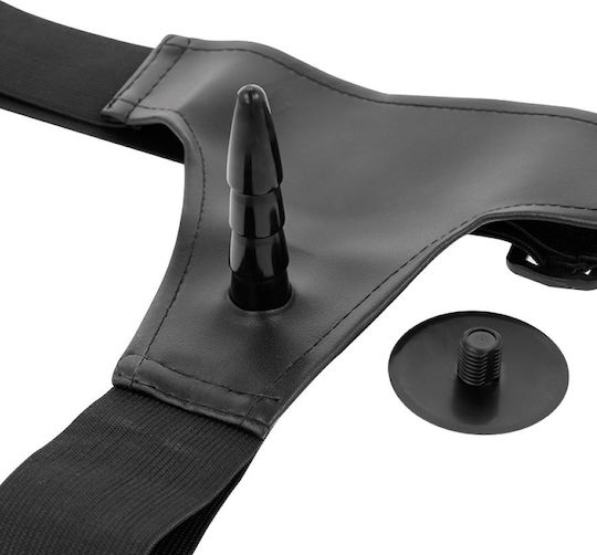 Harness Attraction Walker G-Spot Harness με Dildo 15.5cm σε Μαύρο Χρώμα