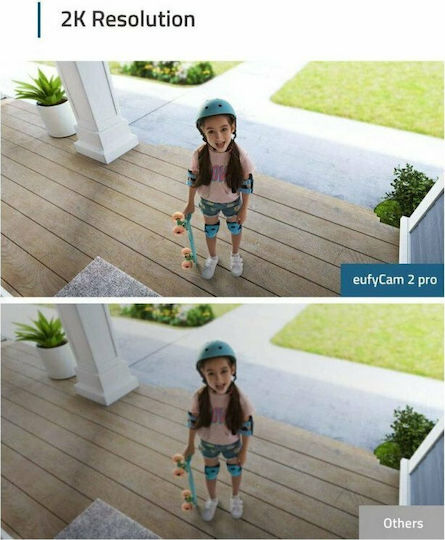 Eufy Surveillance System EufyCam 2 Pro 3 Cameras Wireless Cameras IP 4MP with Control Hub