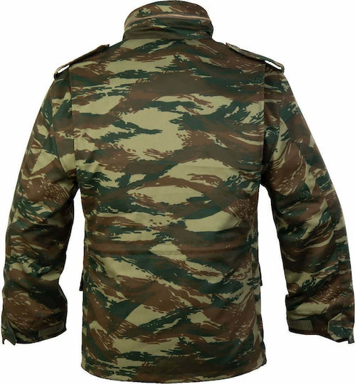 Army Race Military Jacket Greek Military M65 Jacket Variant Greek Camouflage