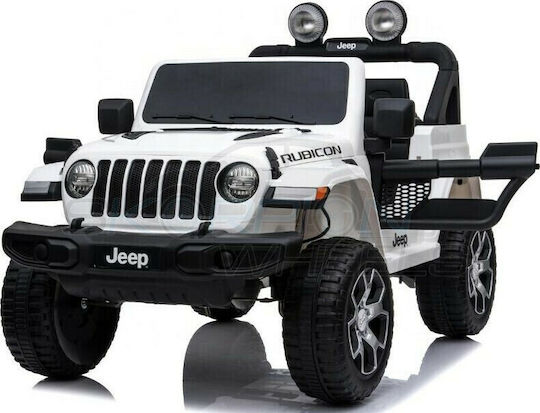 Wrangler Rubicon Μονοθέσιο με Τηλεκοντρόλ Licensed 12 Volt Λευκό