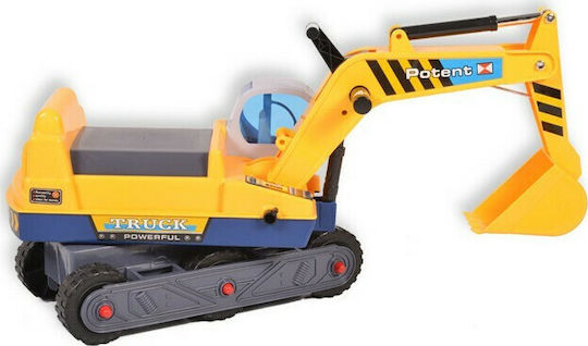 Moni Excavator 138 Baby Push Walker Ride On for 36+ Months Yellow
