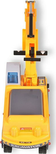 Moni Excavator 138 Baby Push Walker Ride On for 36+ Months Yellow