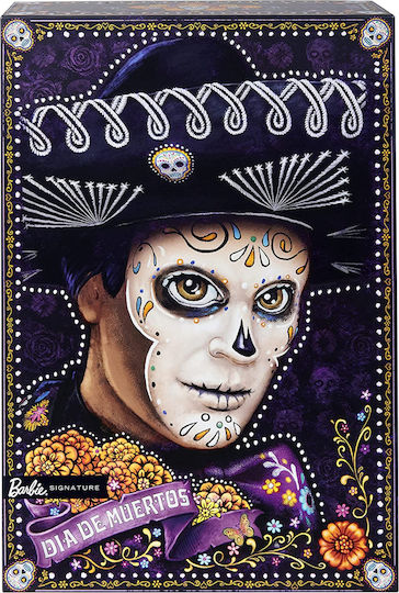 Barbie Signature 2021 Dia De Los Muertos Collectible Boy Doll Ken for 6+ years old+ Years