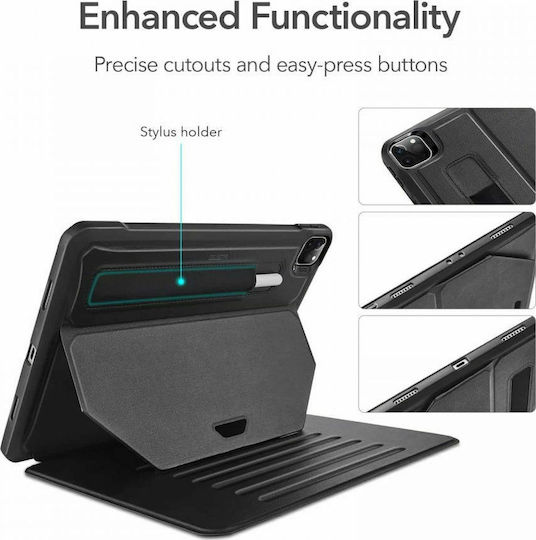 ESR Sentry Flip Cover Μαύρη (iPad Pro 2021 11")