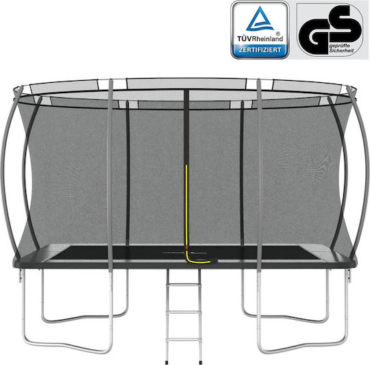 vidaXL Outdoor Trampoline 335x244εκ. with Net & Ladder