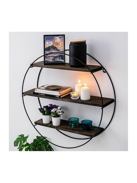 Raft Perete Saphire Negru 60x15x60cm